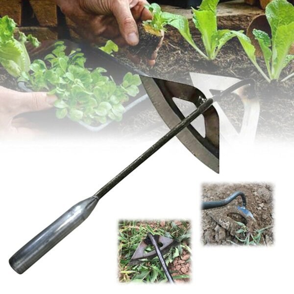 Hollow Design Garden Hoe for Easy Weeding, 16 × 28cm