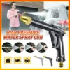 High-Pressure Water Spray Gun with Long Nozzle for Garden & Outdoor Use