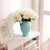MONN European Minimalist Clear Flower Vase, 25cm