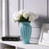 MONN European Minimalist Clear Flower Vase, 25cm