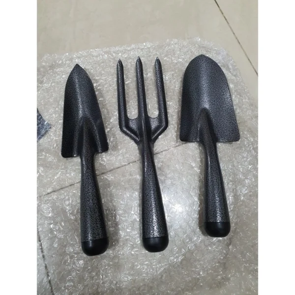 3-Piece Heavy-Duty Steel Garden Hand Tool Set