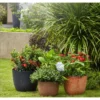 Artstone Bola Pot D17 × H15, Decorative Lightweight Flower Pot