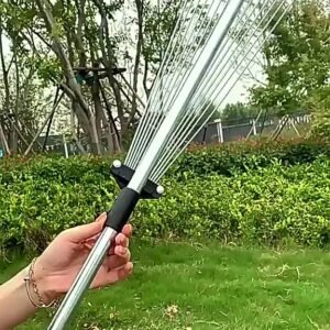 Stainless Steel Leaf & Grass Rake