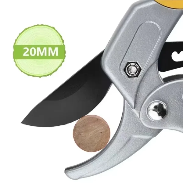 Professional Garden Pruning Shears with Spring Handle for Grafting & Trimming