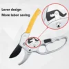 Professional Garden Pruning Shears with Spring Handle for Grafting & Trimming
