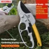 Professional Garden Pruning Shears with Spring Handle for Grafting & Trimming