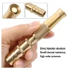 Adjustable Brass High-Pressure Garden Hose Nozzle