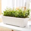Thickened Rectangular Plastic Flower Pots for Outdoor Gardening