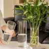 Clear Acrylic Flower Vase for Home Decor & Hydroponic Plants