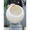 High-End Creamy Style Flower Pot