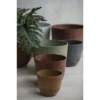 Artstone Bola Pot D17 × H15, Decorative Lightweight Flower Pot