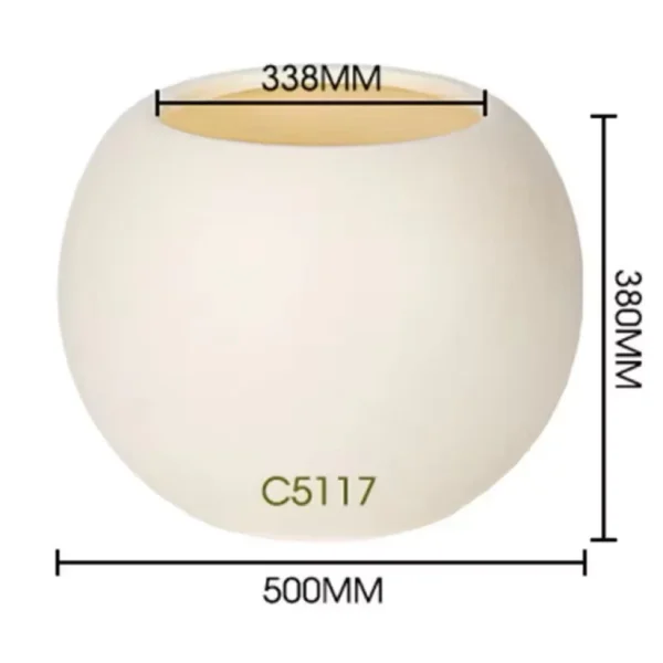 High-End Creamy Style Flower Pot
