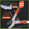 Telescopic Anvil Pruning Shears for Tree Branch Cutting