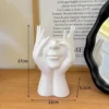 Nordic Vinyl Human Body Shape Hydroponic Vase