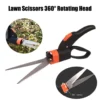 Rotating Grass & Hedge Shears for Lawn and Garden Trimming