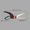 Rotating Grass & Hedge Shears for Lawn and Garden Trimming