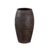 Vintage Crude Pottery Flower Pot & Vase
