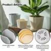 Thickened Plastic Flower Pot with Saucer