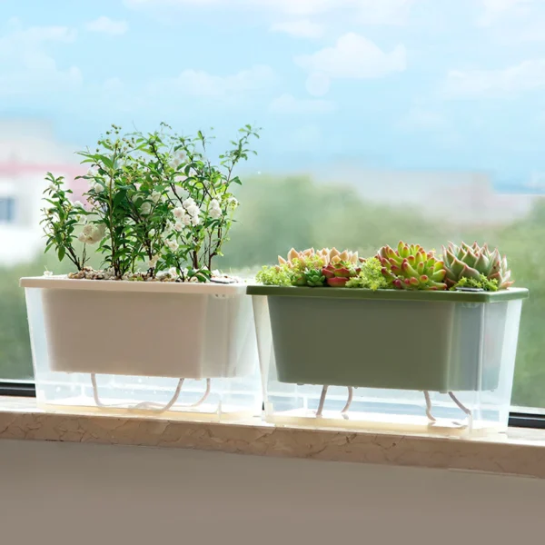 Self-Watering Flower Pot for Easy Plant Care