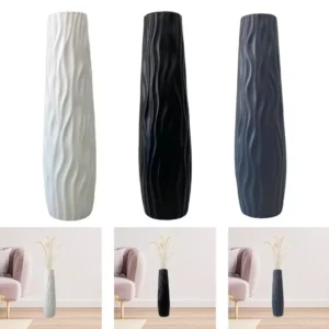 Modern Tall Plastic Decorative Flower Vase