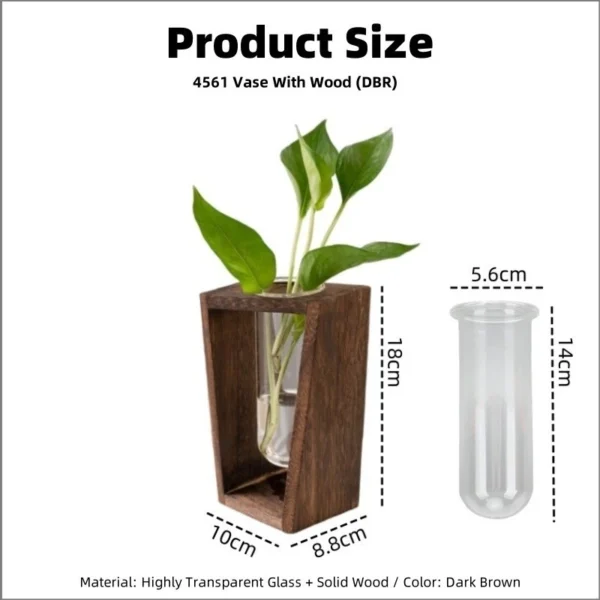 Japanese Style Straw Glass Flower Vase