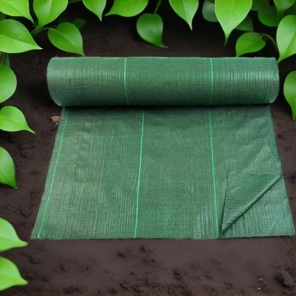 100m Green & Black Weed Control Mat