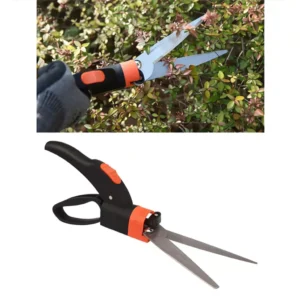 Rotating Grass & Hedge Shears for Lawn and Garden Trimming