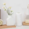 Nordic Style Simple Flower Vase, White
